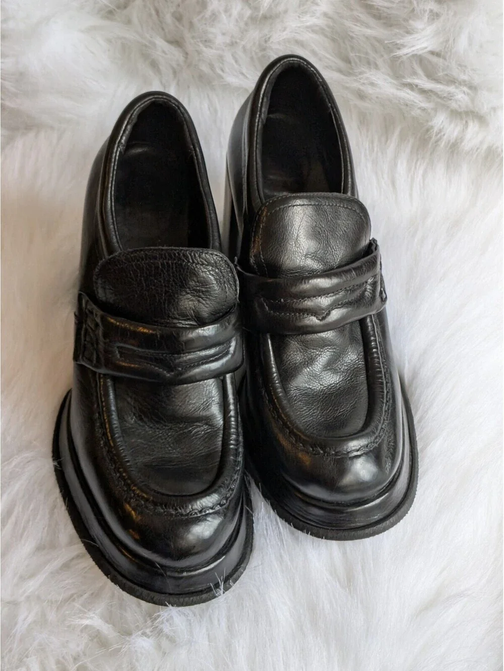 A.s.98 Leight platform Loafers 9/40 pre owned